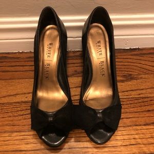 White House Black Market Pump with peep toe